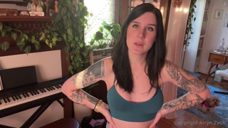 Arryn Zech New Try On Ppv Teasing Her Boobs Video Leaked
