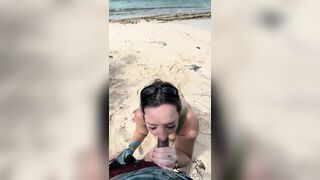 Woesenpai Black Cock Fucking Her Throat Outdoor On Public Beach Leaked Porn