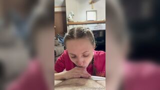 Toystoryandiee Aka Justinthetortle Sloppy White Cock Sucking To Her Throat Onlyfans Video