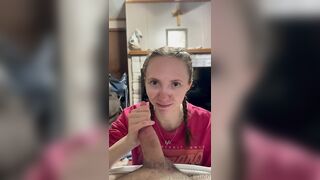 Toystoryandiee Aka Justinthetortle Sloppy White Cock Sucking To Her Throat Onlyfans Video