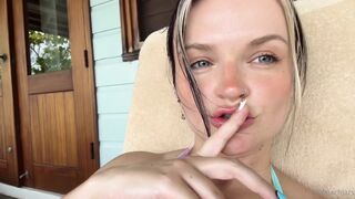 Peachjars With Anal Plug Masturbating Her Ass Closeup Onlyfans Ppv Leak