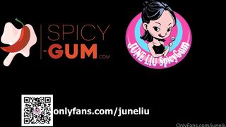 June Liu BGG One Cock Fucked Both Asian Wet Cunts Onlyfans Video