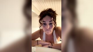 Playgirlcris Bare Big Tits Out Took Shower On Onlyfans Livestream
