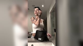 Bhad Bhabie Doing Makeup In Seethrough Skinny Porn Video Leaked