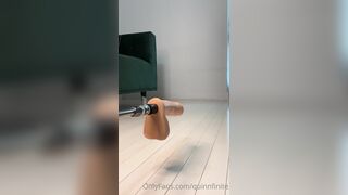 Quinnfinit Sex Machine Filling Up Her Hairy Pussy Leaked Onlyfans