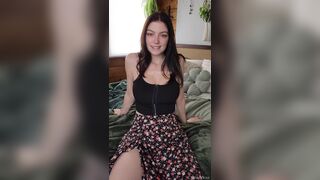 Carmen-rae Slowly Stips Her Cute Black Top Till Tits Pop Out Onlyfans Leak