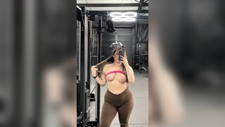 Naduhlycabral Flashing Her Big Nude Tits On Public Gym Onlyfans Video