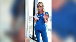 Allie Rae Aka Nurse Allie Sucking Patient Off And Took Cum On Tits Onlyfans Leak