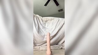 Jada Conbreezy Hairy Pussy Sits On A Huge Dildo And Rides It Onlyfans