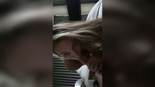 Sexy teen aggressively riding my cock