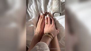 Mia Khalifa Creamy Foot Fetish Leaked Video