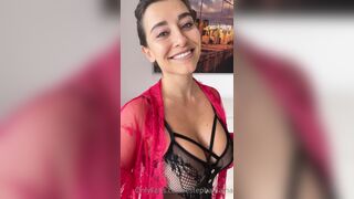 Estephania Ha Seethough Red And Black Lingerie Teasing Onlyfans Leak