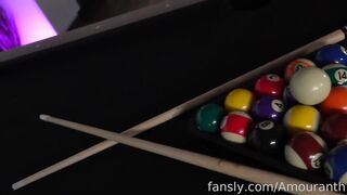 Amouranth Pool Cue Pussy Teasing Latest Fansly Porn Leak