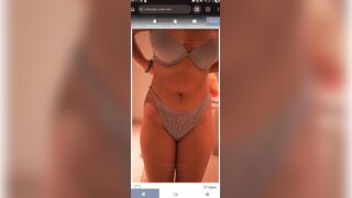 Lucky Rajor Slips Her Nip While Stripping Ppv