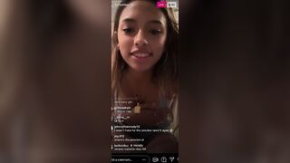 Belladdiaz Flashed Tits And Got Mistakenly Slips Nips On Instagram Live