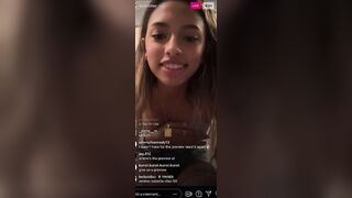 Belladdiaz Flashed Tits And Got Mistakenly Slips Nips On Instagram Live