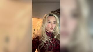 Lindsey Pelas Scissors Stream Cutting Her Dress To Reveal Nipples