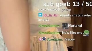 Igumdrop Asian Twitch Streamer Nipple Slip On Livestream