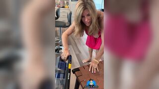 Mary Burke AKA The Mary Burke Boob Slips While Cleaning Floor Onlyfans