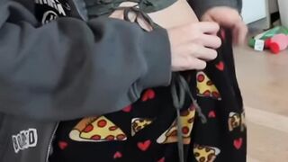 Emiru Tucking Her Panties On Livestream Almost Flashed Pussy