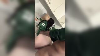 Sophie Blacc Rides Cock On Kitchen Counter