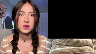 Catalinasof Tan Sweater Nude Nips Out