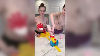 Themaytwins Playing Naked Cannon Game Onlyfans