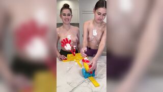 Themaytwins Playing Naked Cannon Game Onlyfans