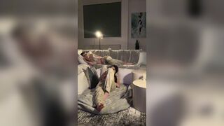 Themaytwins Netflixandchill Strip Their Sleep Wear Giving Us Clear View Of Twin Pussies Onlyfans