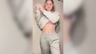 Francis_vx Blonde Teasing Tits And Booty Squeezing After Stripping