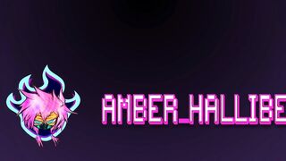 Amber Hallibell Pleasures Herself With A Giant Dildo In Both Holes