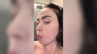 Tattooed Cam Girl Flashes Massive Natural Tits