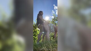 Hailstorm AKA Hailleysharem Outdoor Fucked By The Bushes For A Quick Creampie Onlyfans