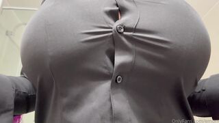 Emomask AKA Sillymasks Black Tits Dropped Out In Tight Shirt Onlyfans