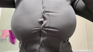 Emomask AKA Sillymasks Black Tits Dropped Out In Tight Shirt Onlyfans