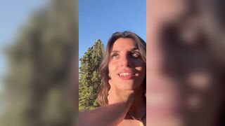 Bufalika Enjoys Outdoor Foreplay With Tits And Pussy Teasing