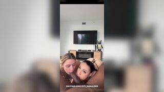 Auhneesh Nicole And Izzy Swallows Share A Thick Cock
