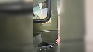 Violet Summers Sucks Cock In A Parking Garage