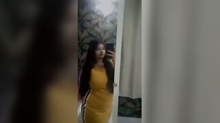 Busty Indian Girlfriend Teases With Her Big Tits