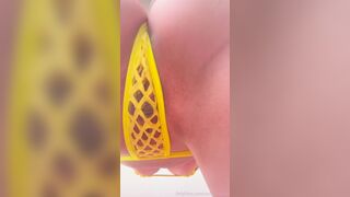 Christina Khalil In Net G String Showing Us A Perfect View Of Her Pussy Onlyfans