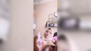 Busty Asian Girl Fucks Herself With A Bottle And Masturbates