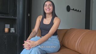 Naive Latina Teen Influencer Tries Her First Blowjob On Camera