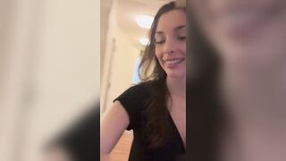 AnnieBella69 Teases And Pees On The Sofa