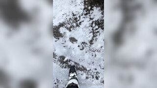 Myladelrey Outdoor Ice Fishing And Dildo Fucked Fully Nude Onlyfans Sex Video