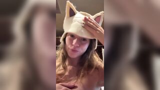 Anna Malygon Flashes Lace In A Transparent Bra