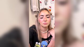 Badmiamimami On Livestream Grinding Nude Pussy On Dildo