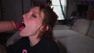 Elle Marz Gives A Passionate Blowjob In A Steamy Roleplay