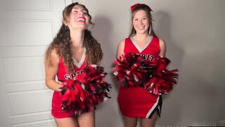 Blonde Cheerleader Sucks And Gets Filled In Steamy Threesome