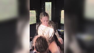 Kacey Kayy Takes A Cum Bath In The Wild