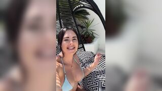 AliciaDavis Pleasures Herself With A Dildo On The Patio
